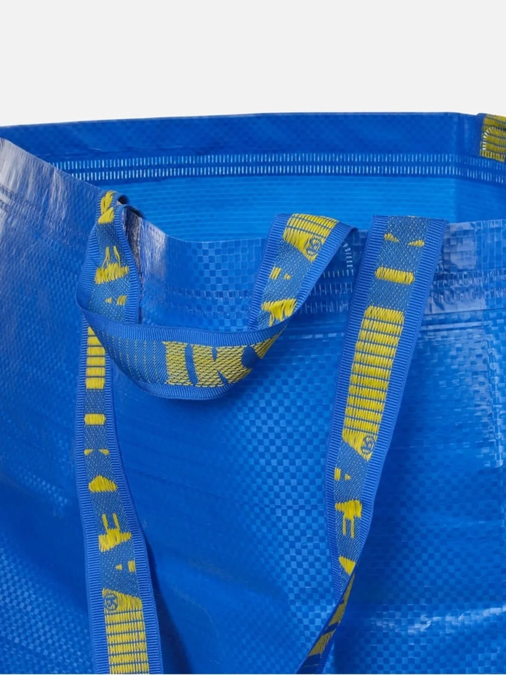 IKEA Frakta 5 Huge Blue Tote Bag with 2 set of Straps Great for grocery shopping
